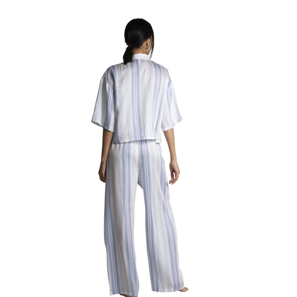 Haut de pyjama manches courtes CHLOE bleu, PASSIONATA