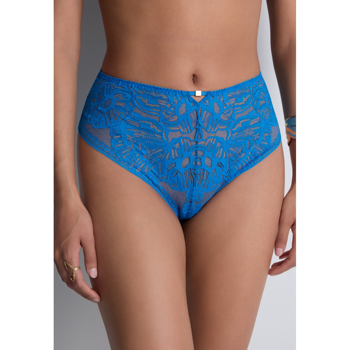 Culotte taille haute Love Soul bleu, AUBADE