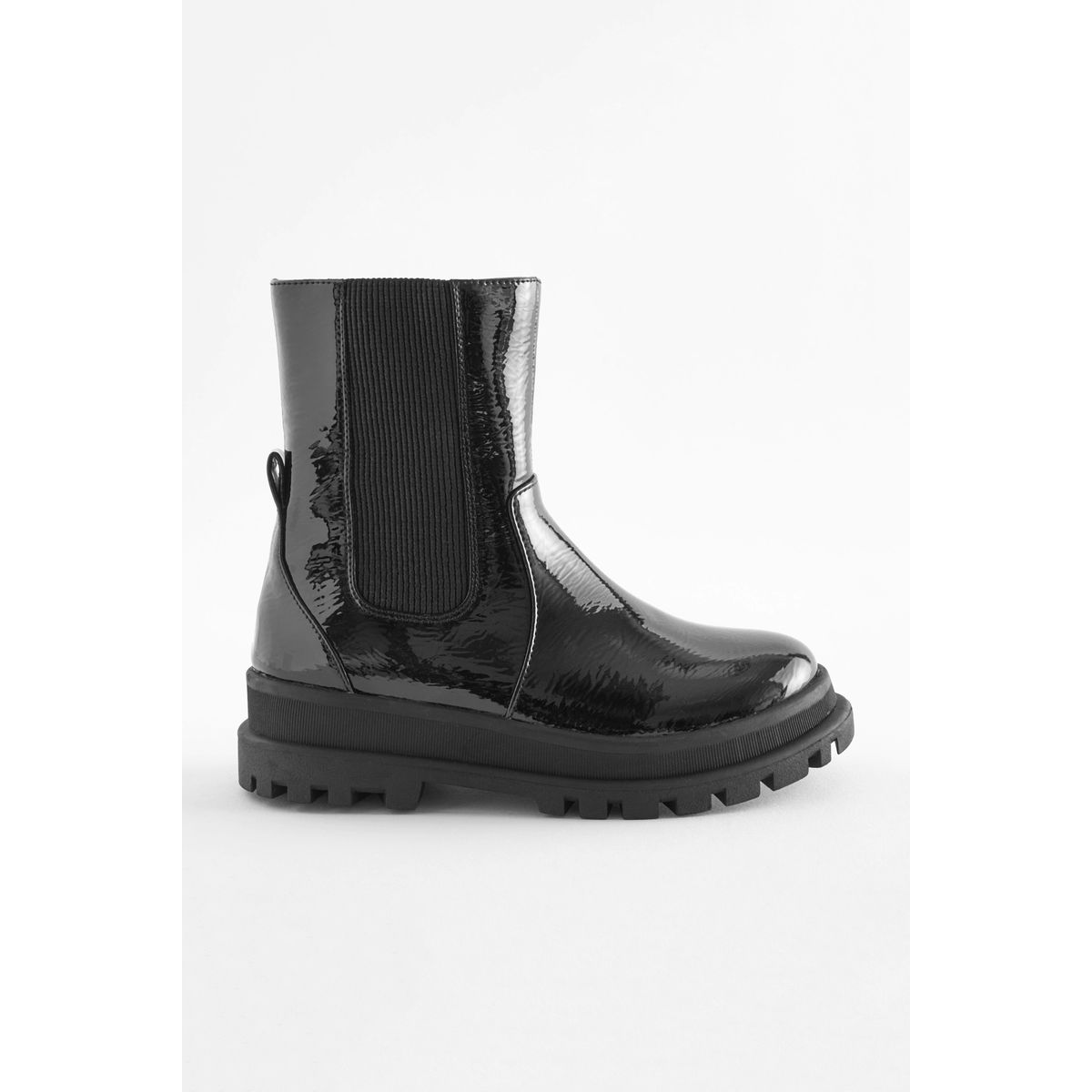 Bottines chelsea souples à semelle épaisse noir, NEXT