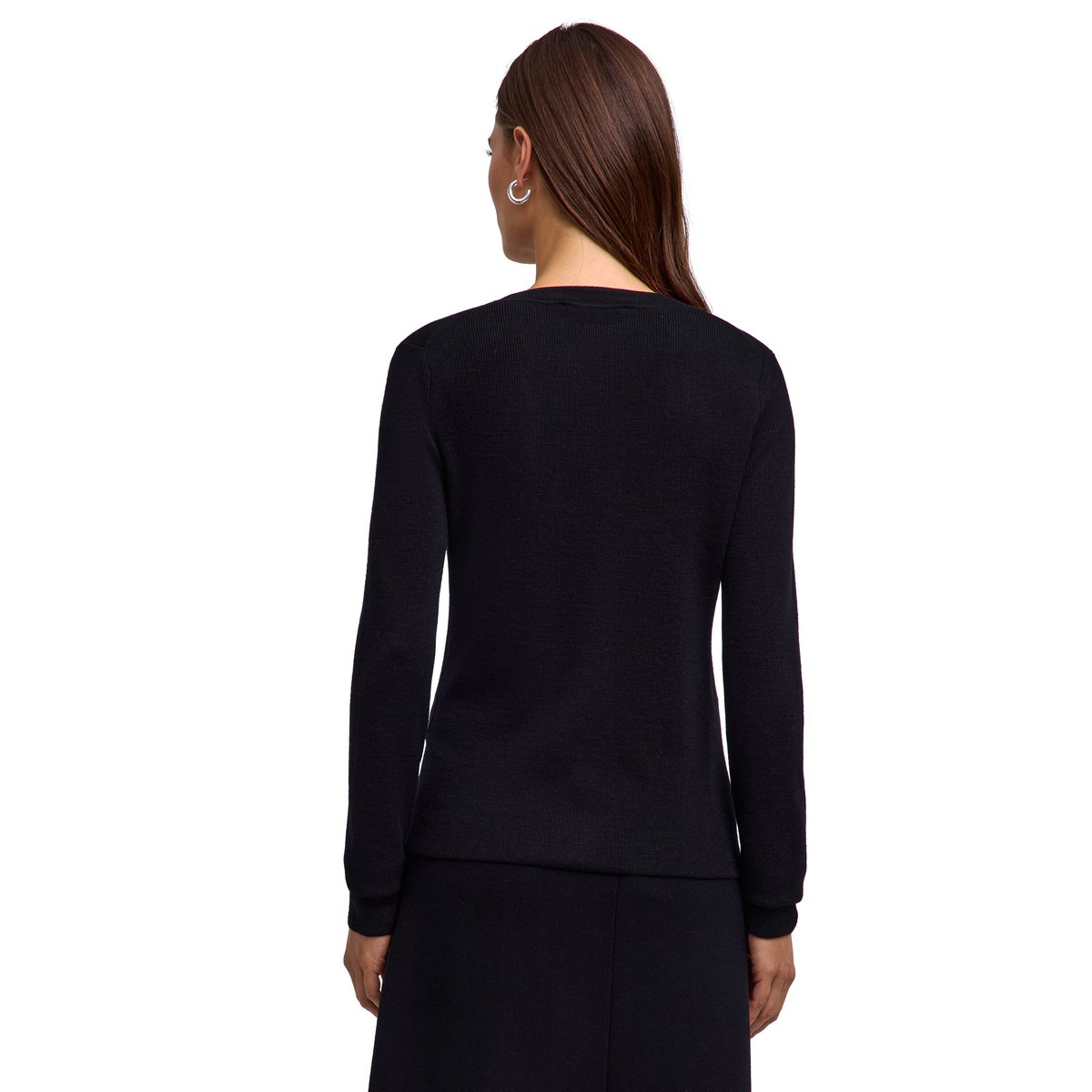 Pull-over Ultrafine Merino Wool noir, FALKE