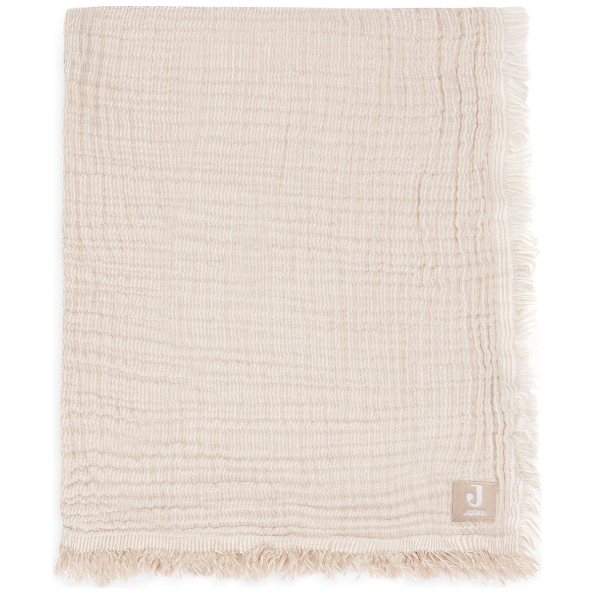 Couverture en gaze de coton beige, JOLLEIN