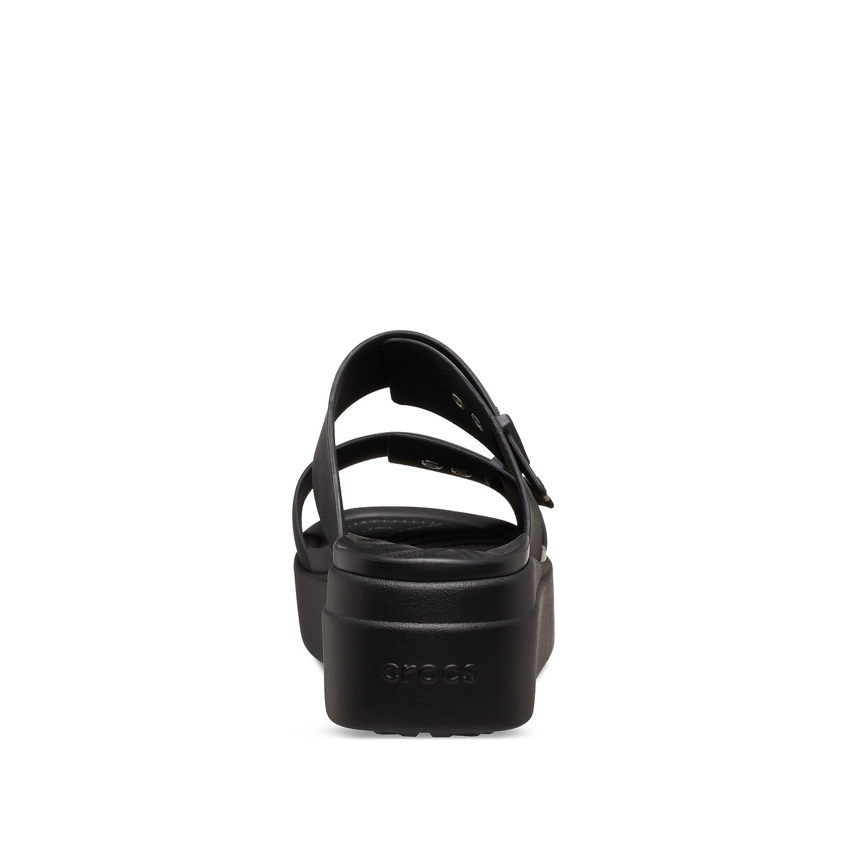 Brooklyn Buckle Wedge Mules black, CROCS
