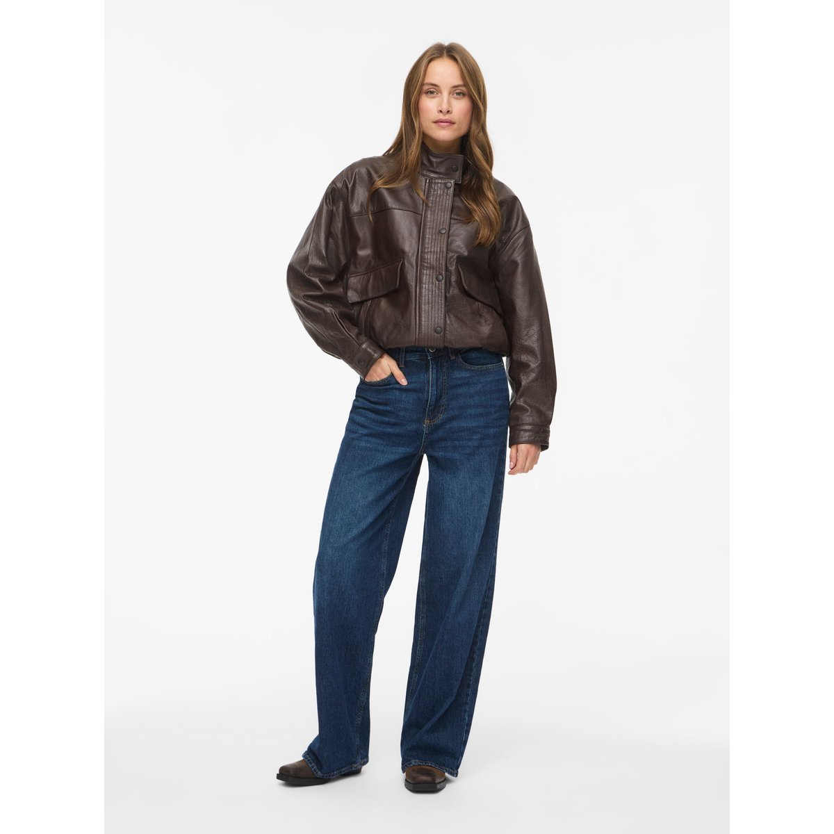 Veste Motard marron - coffee bean1, VILA