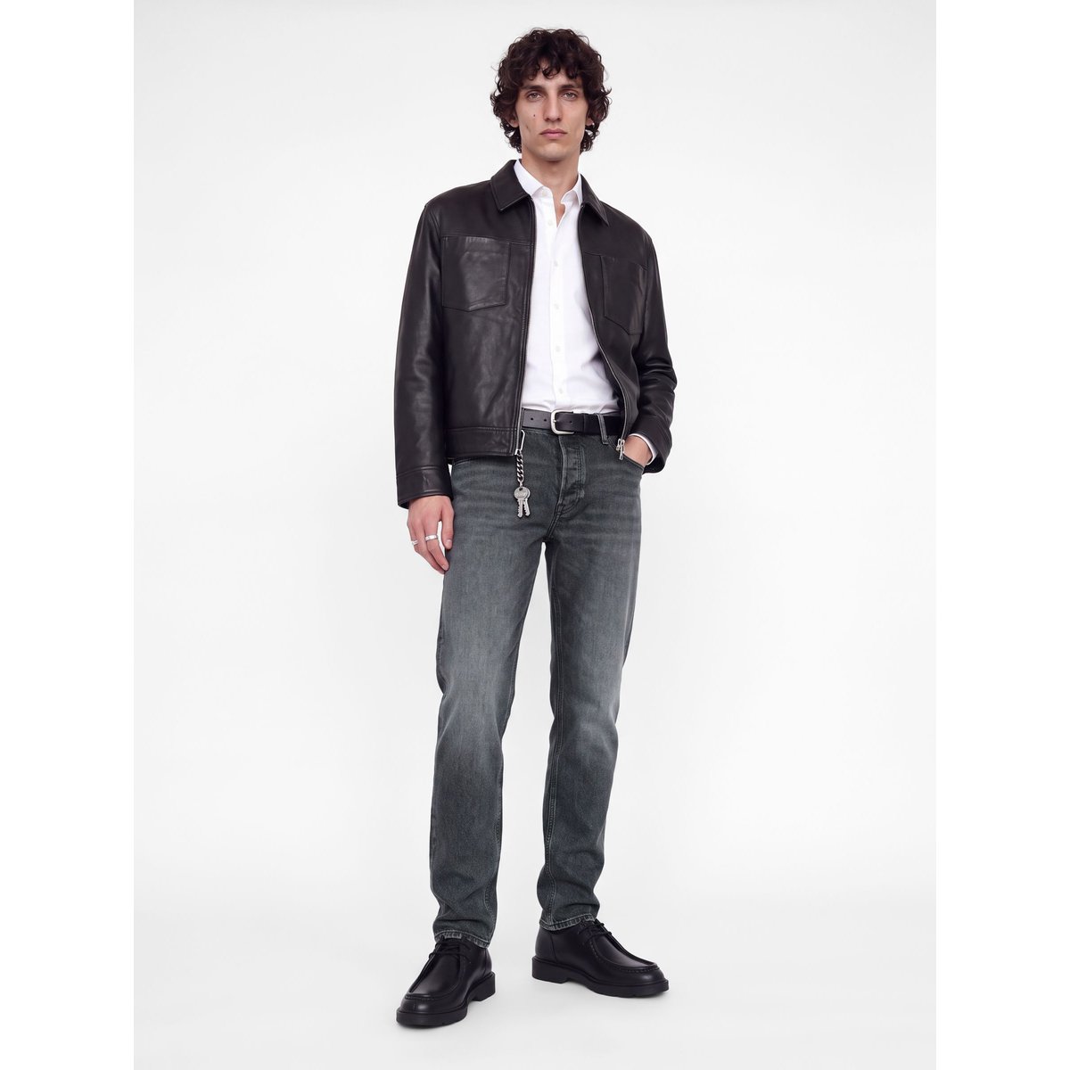 Coupe Regular black denim 1, JACK & JONES
