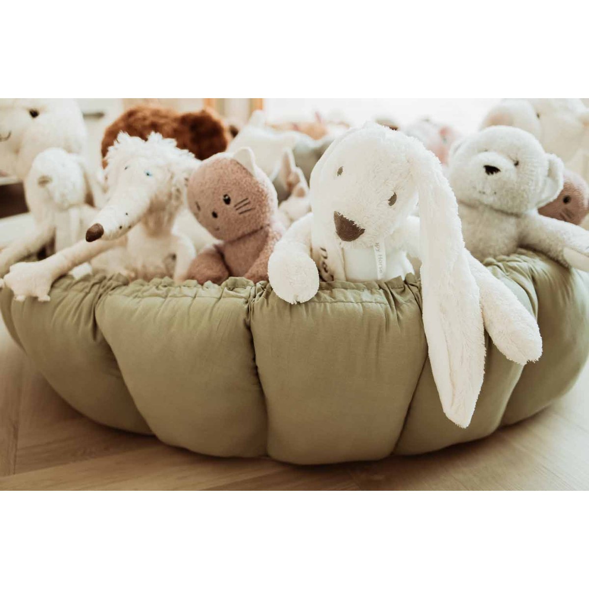 Tapis de jeu 3 en 1 Organic Coco vert, PLAY&GO