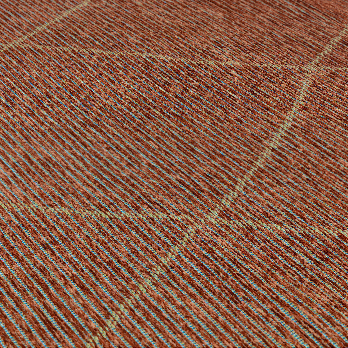 Neutral Jute Mix Patterned Flatweave Rug terracotta, ÉDITÉ
