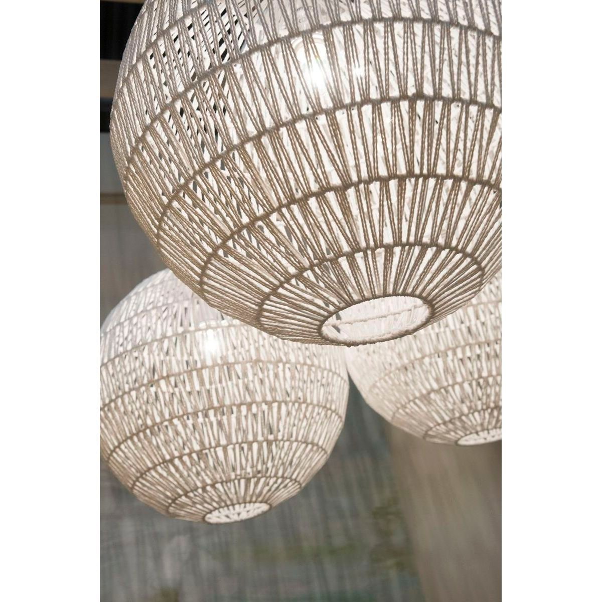 Suspension en corde blanc, NOW'S HOME