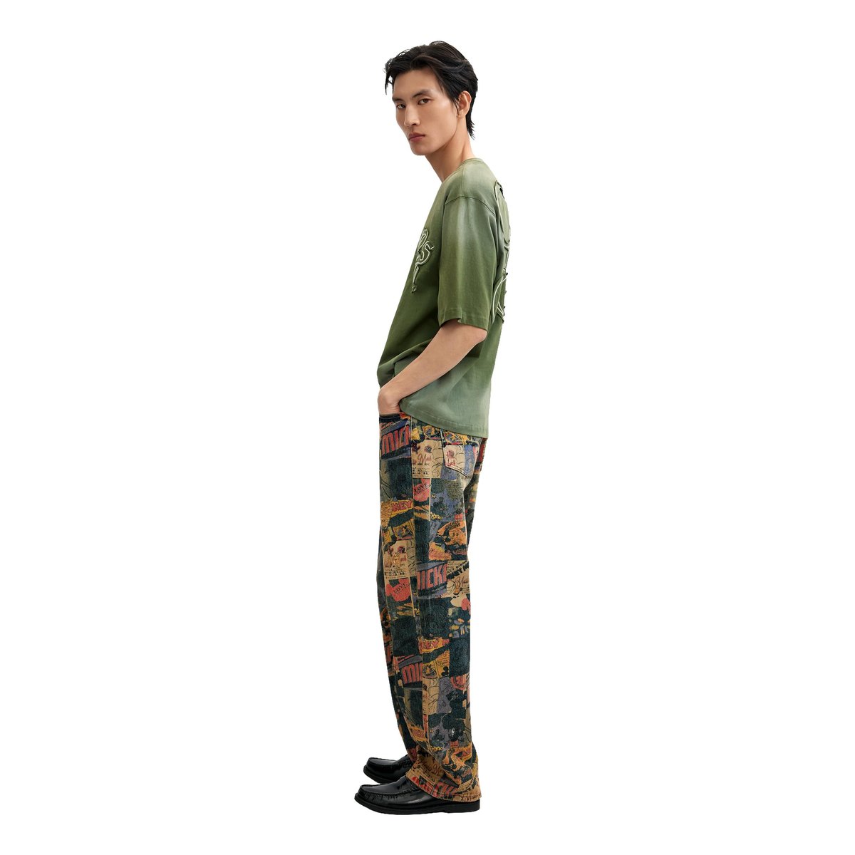 Jean imprimé Mickey™ noir, DESIGUAL