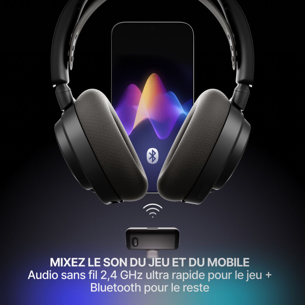 Casque gamer Arctis Nova 7 Gen 2 Noir couleur unique, STEELSERIES