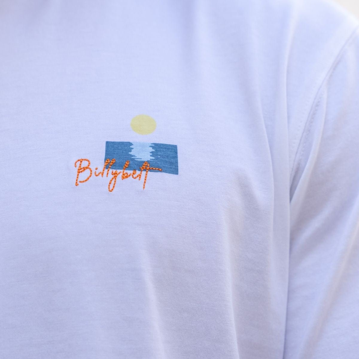 T-shirt 100% coton biologique VINTAGE blanc, BILLYBELT