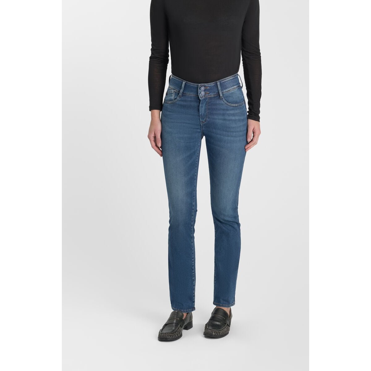 Jeans bootcut ULTRABOO, longueur 34 blue, LE TEMPS DES CERISES