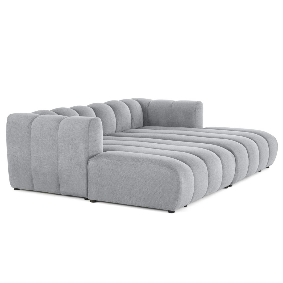 Canapé Modulable 3 places - DEBBIE gris, BEST MOBILIER