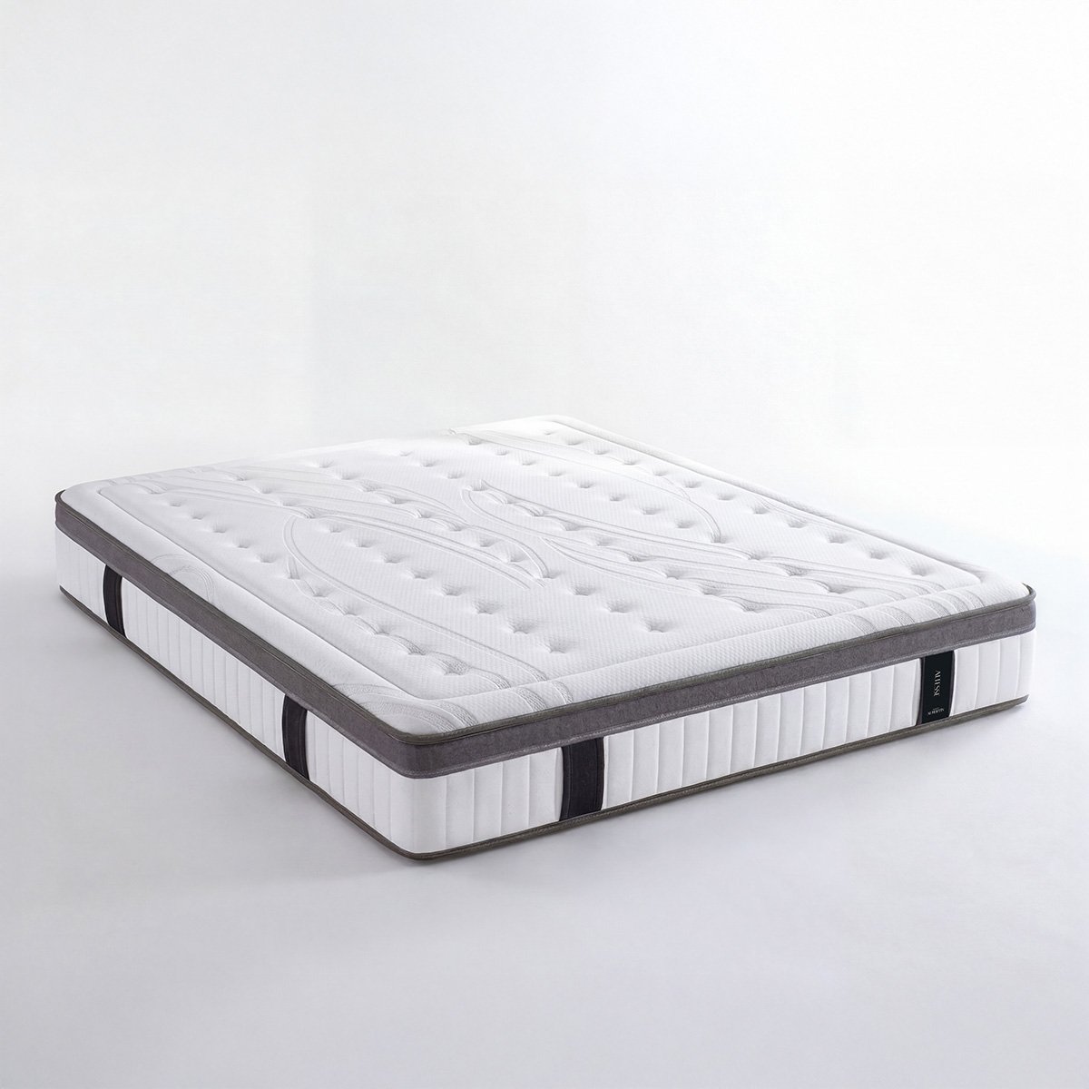 Matelas Mémoire de forme ALTESSE - 27 cm d'épaisseur - Accueil équilibré, soutien ferme blanc, MAISON AUBERTIN