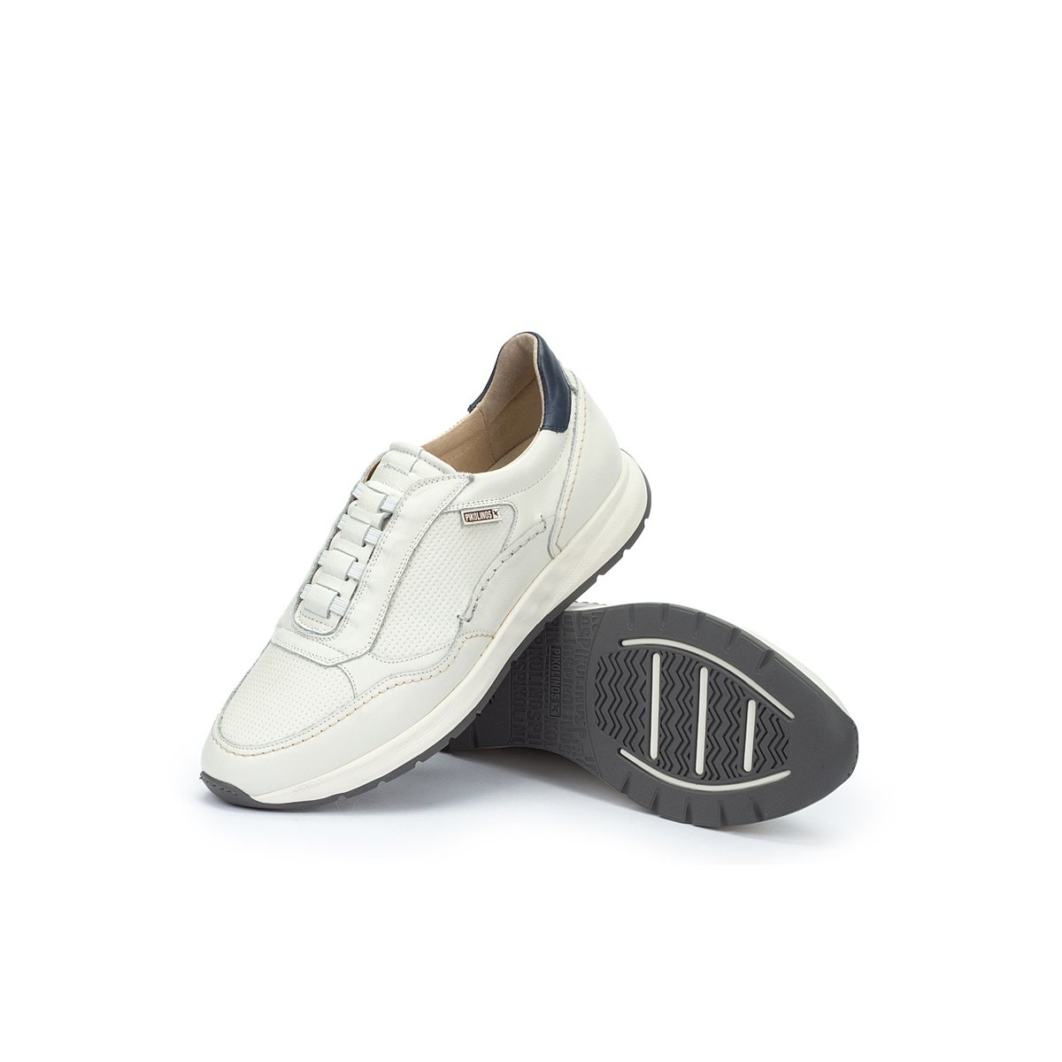 Baskets cuir Getafe off white, PIKOLINOS