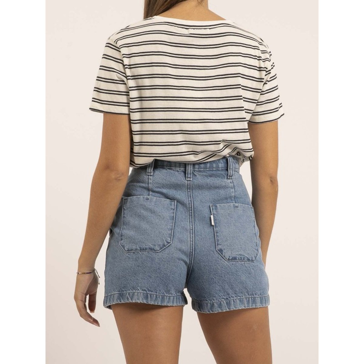 Short Taille Haute Xoline bleu, DONA LISA
