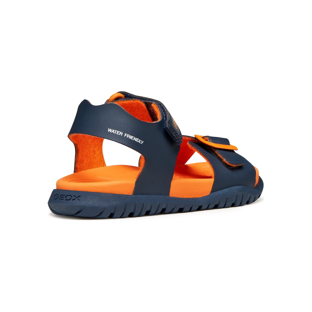 Sandales respirantes Fommiex bleu marine/orange, GEOX