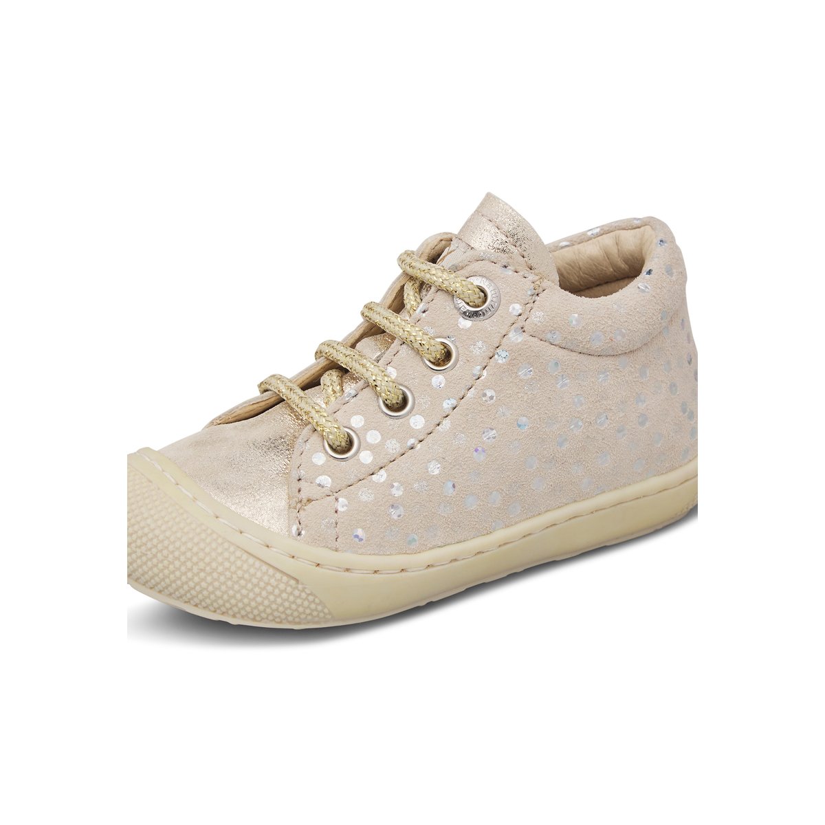Chaussures premiers pas en suède COCOON platine-, NATURINO