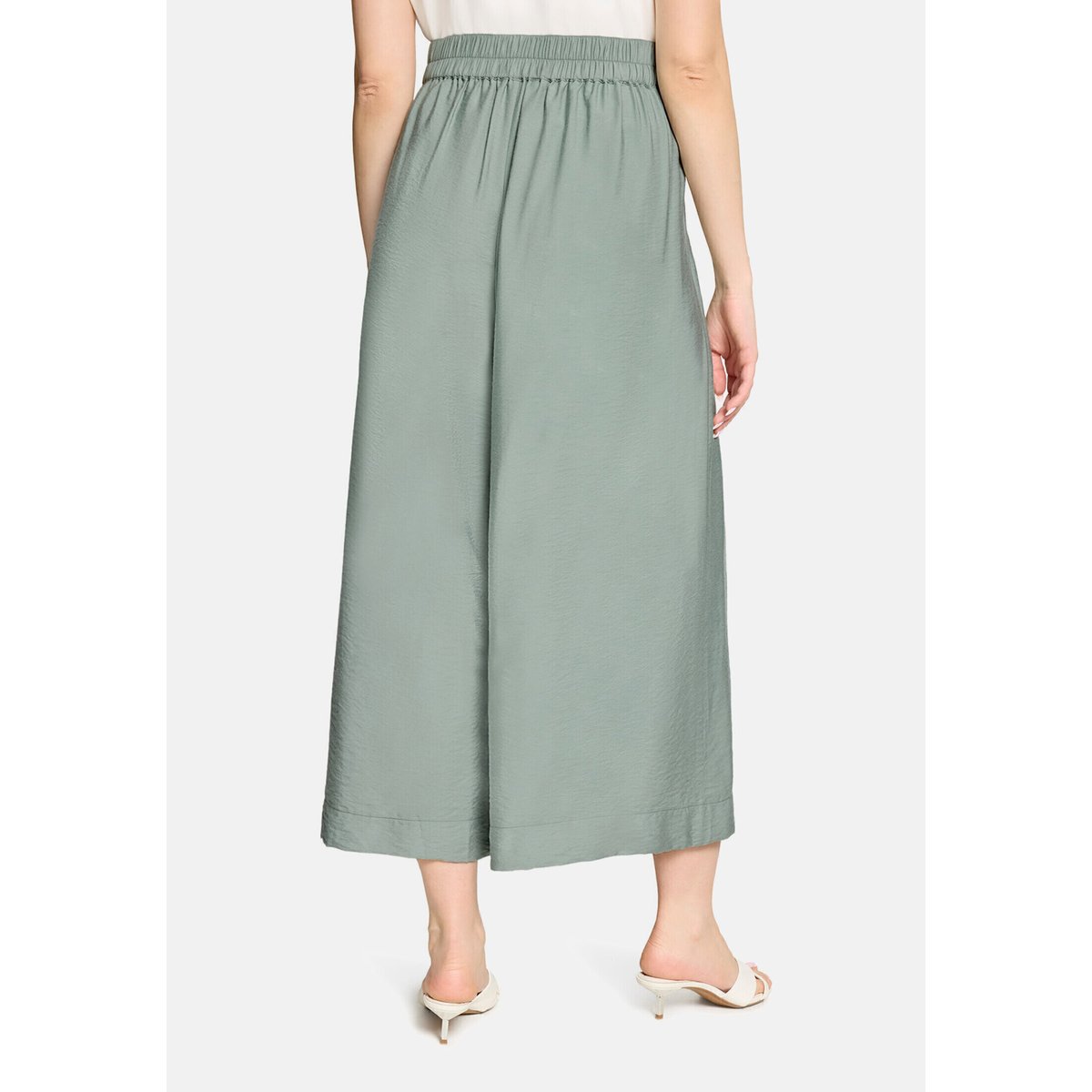 Jupe-culotte à pinces chinois green, BETTY BARCLAY