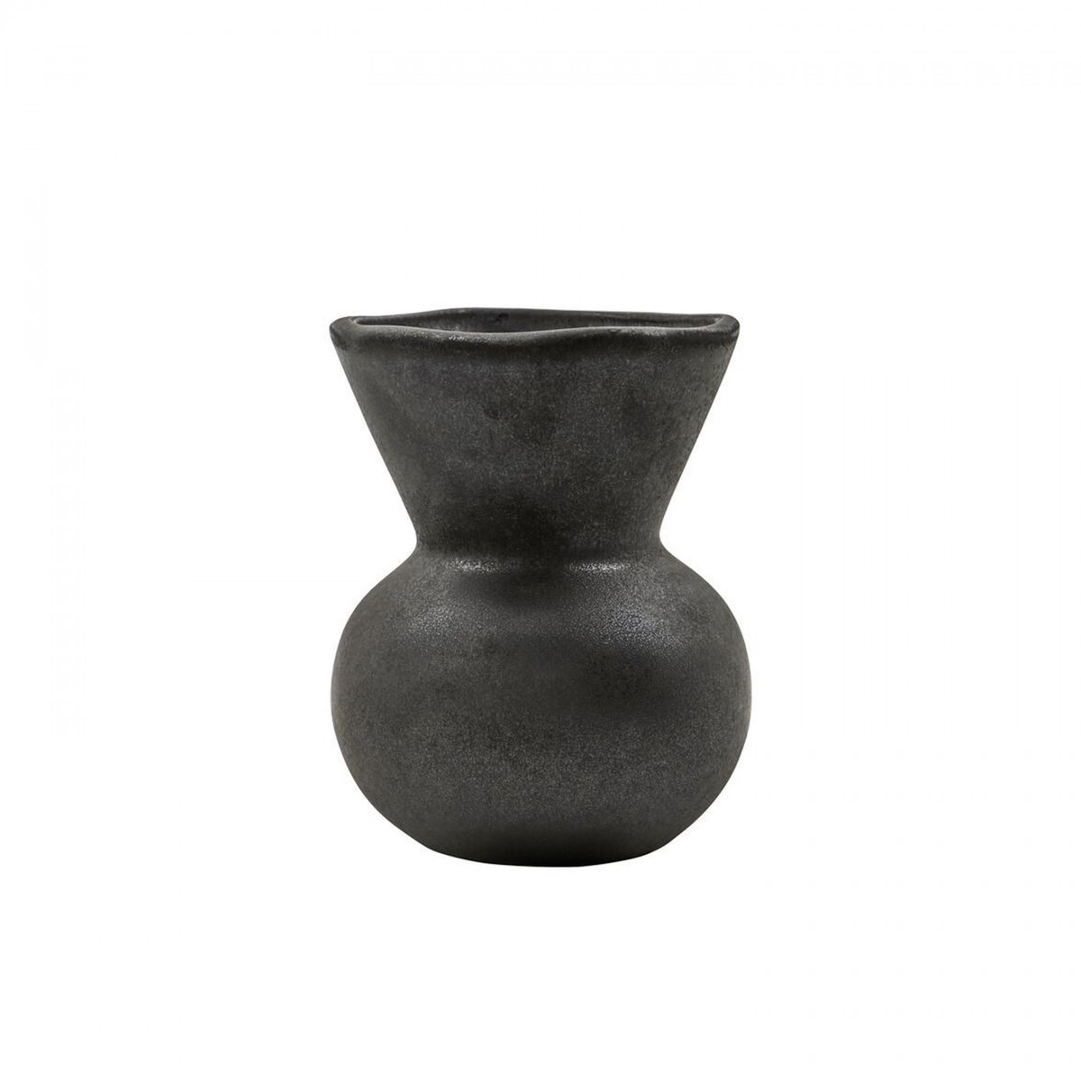 Vase en terre cuite Corp noir, HOUSE DOCTOR