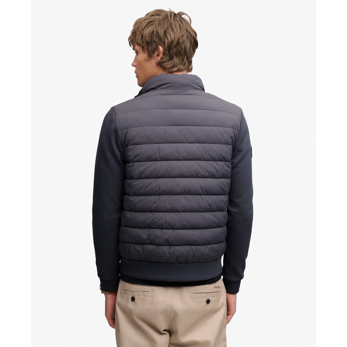 Veste Hybride Interlock anthracite, SUPERDRY