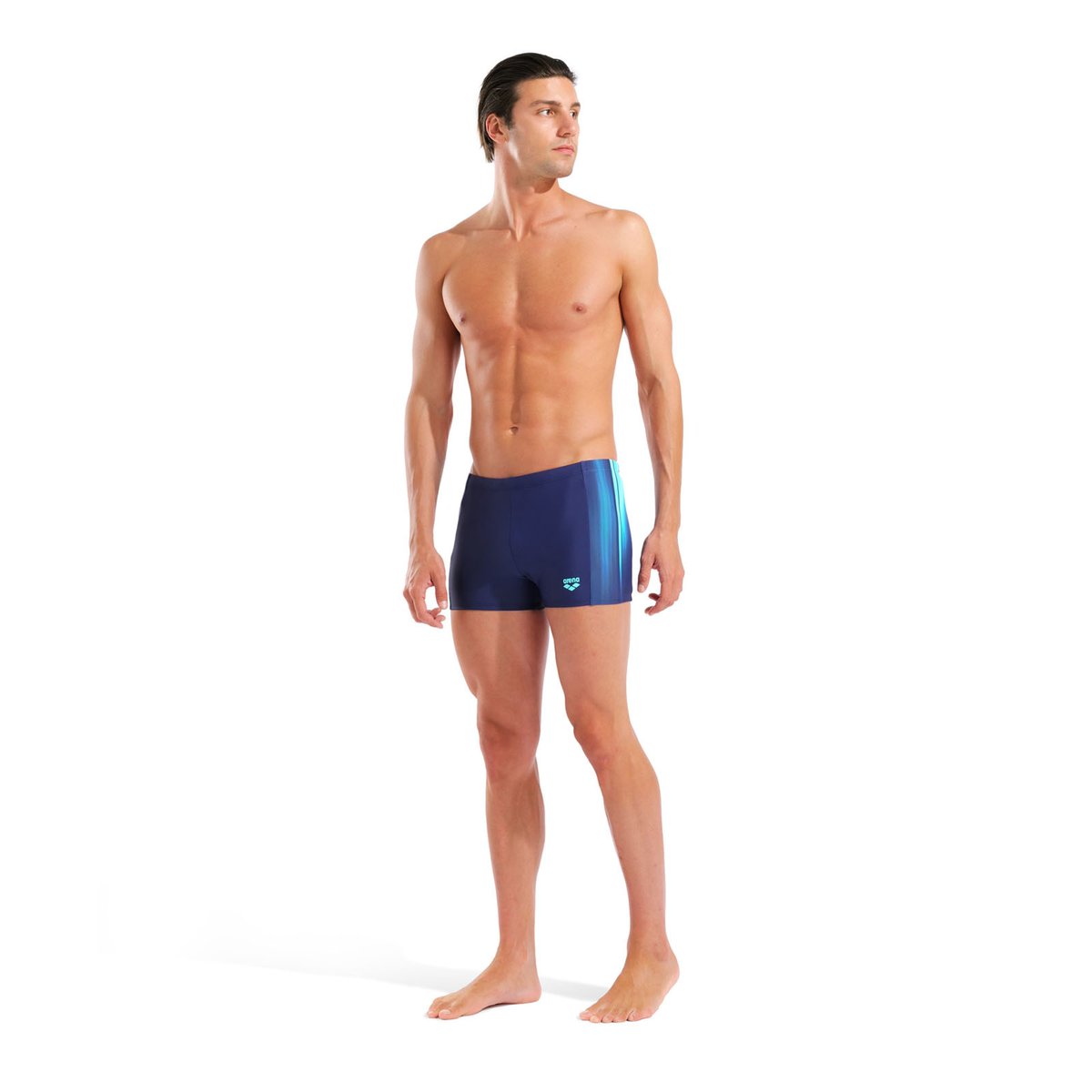 Short de bain taille basse pour homme arena Feel Light navy-multi, ARENA