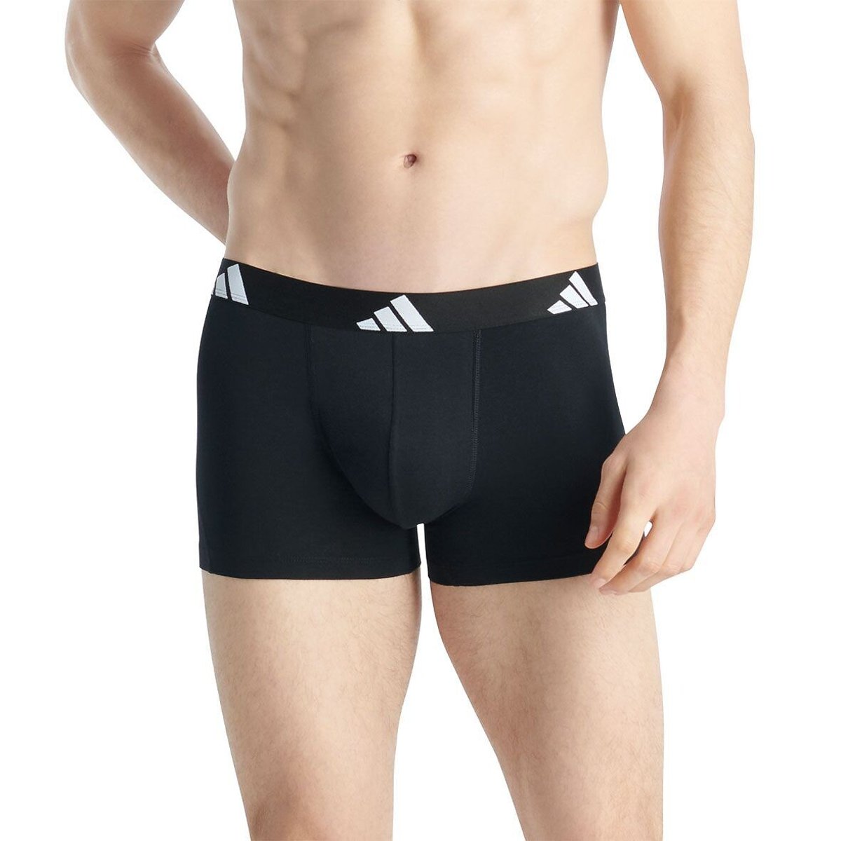 Lote de 3 boxers lisos Active Flex Cotton preto , ADIDAS SPORTSWEAR