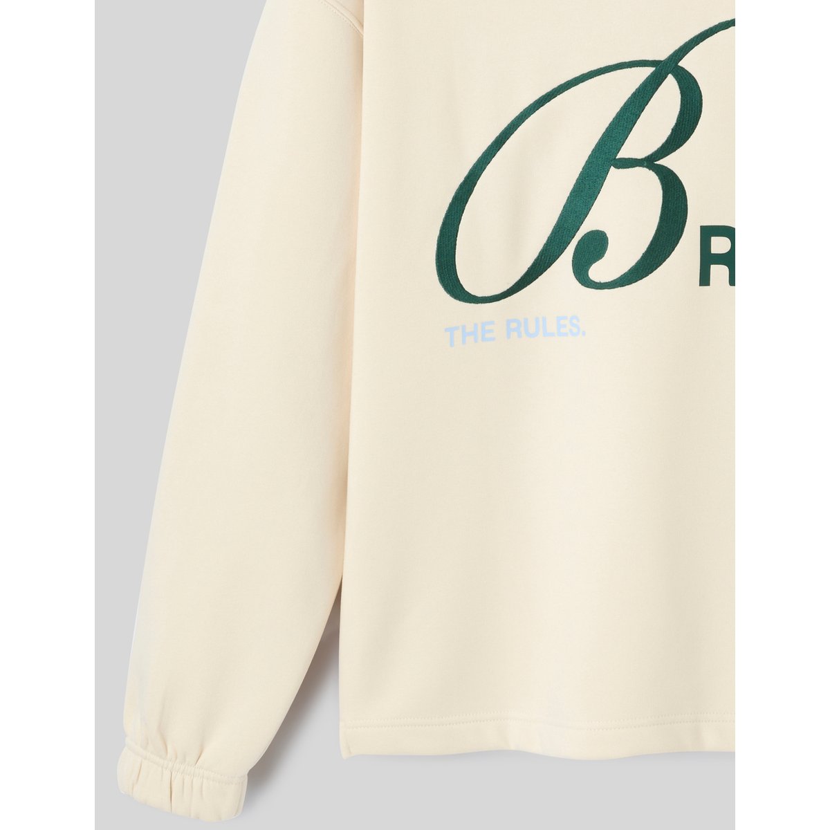 Sweat col polo naturel, BZB