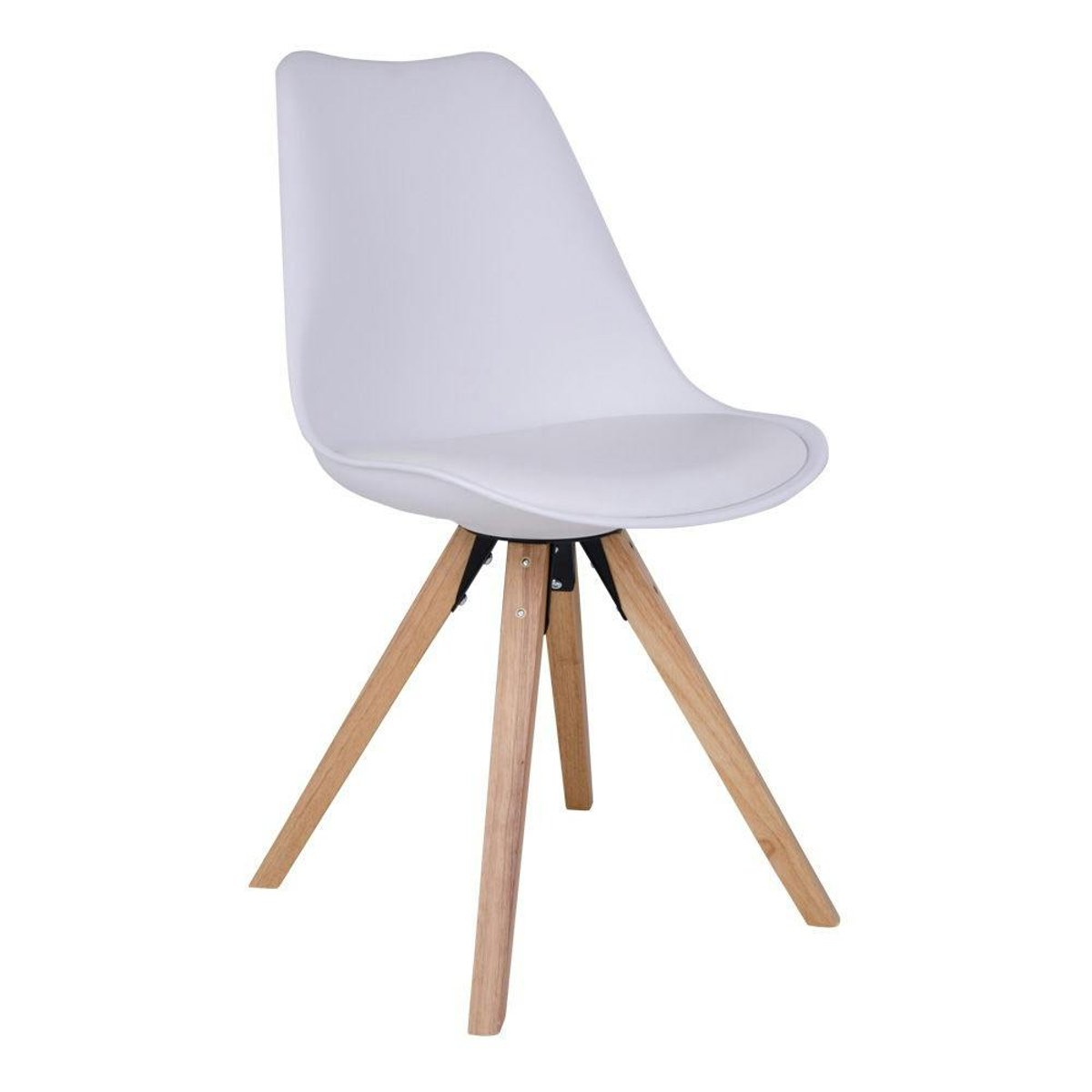 Chaise style scandinave (lot de 2) LOTA blanc, PIER IMPORT