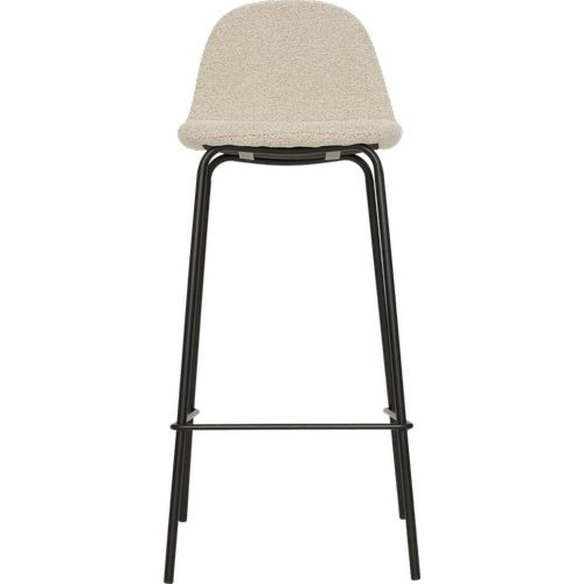 Lot de 2 tabourets de bar VLADI gris, TOILINUX