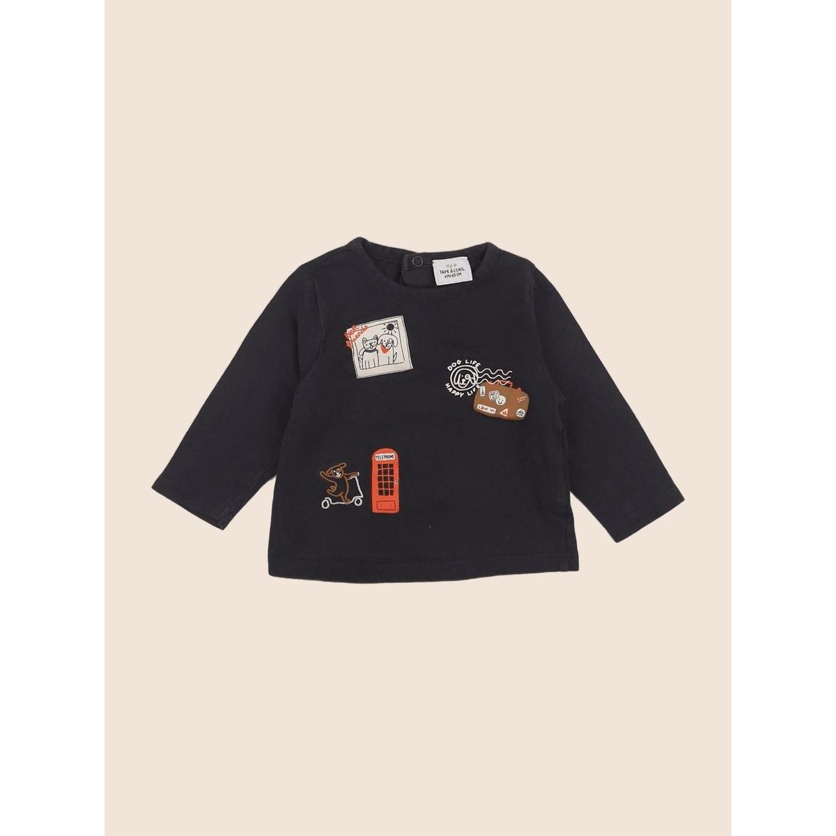 Tee-shirt - Très bon état gris, TAPE A L'OEIL