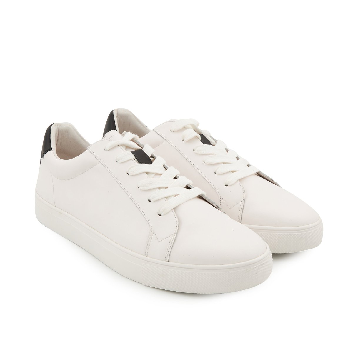Baskets En Cuir Simone Homme Just Married blanc, BONS BAISERS