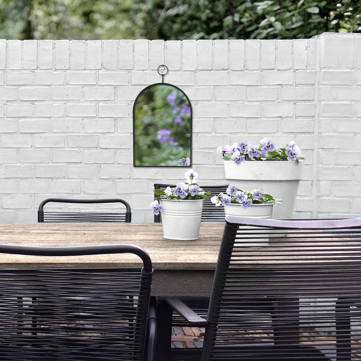 Miroir Daisy noir, ART FOR THE HOME