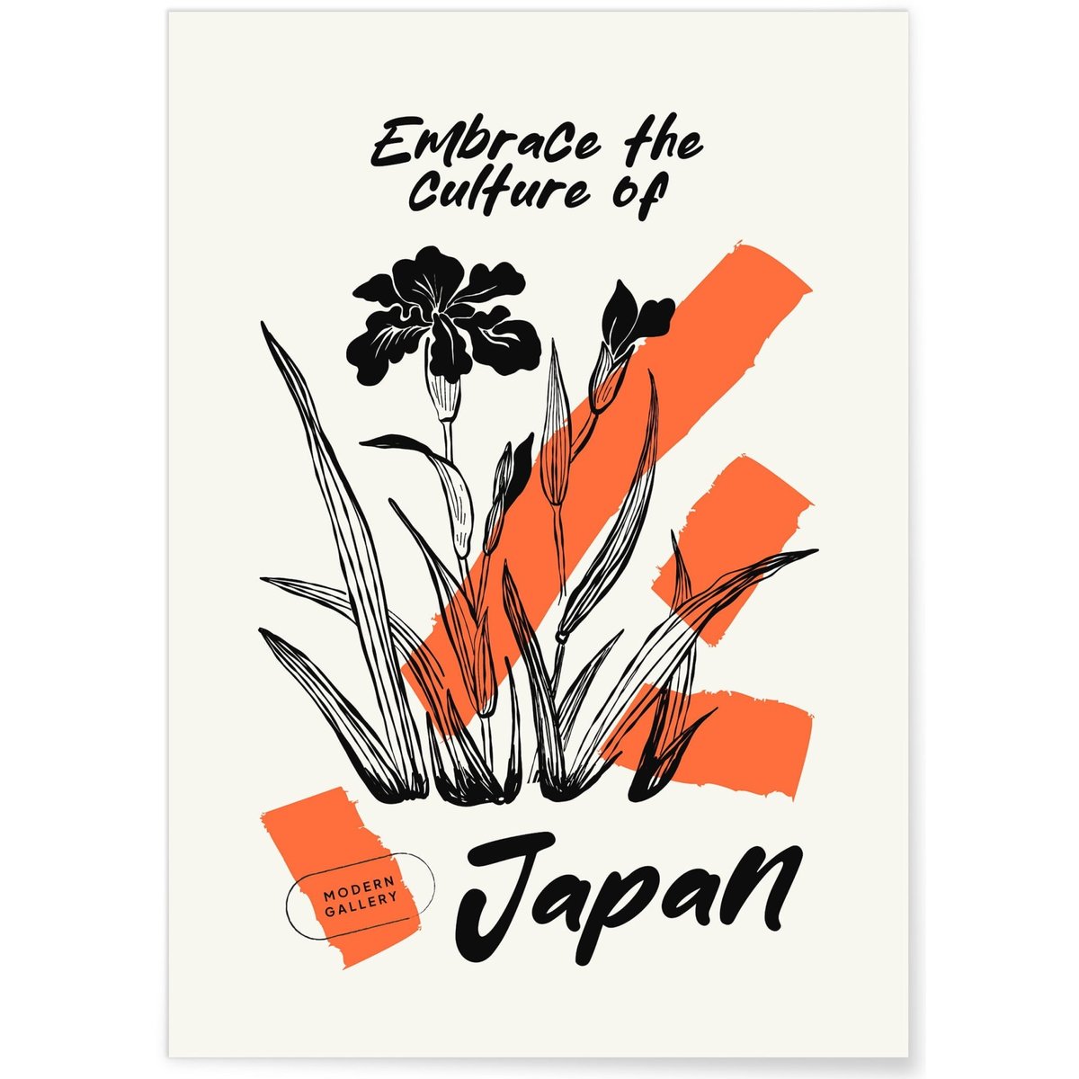 Affiche Art Japon 18 blanc, L'AFFICHERIE