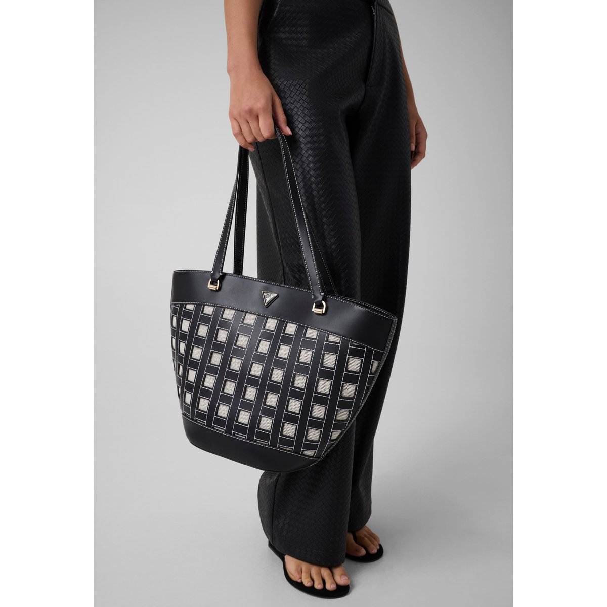 Sac Frankie Tote noir, GUESS