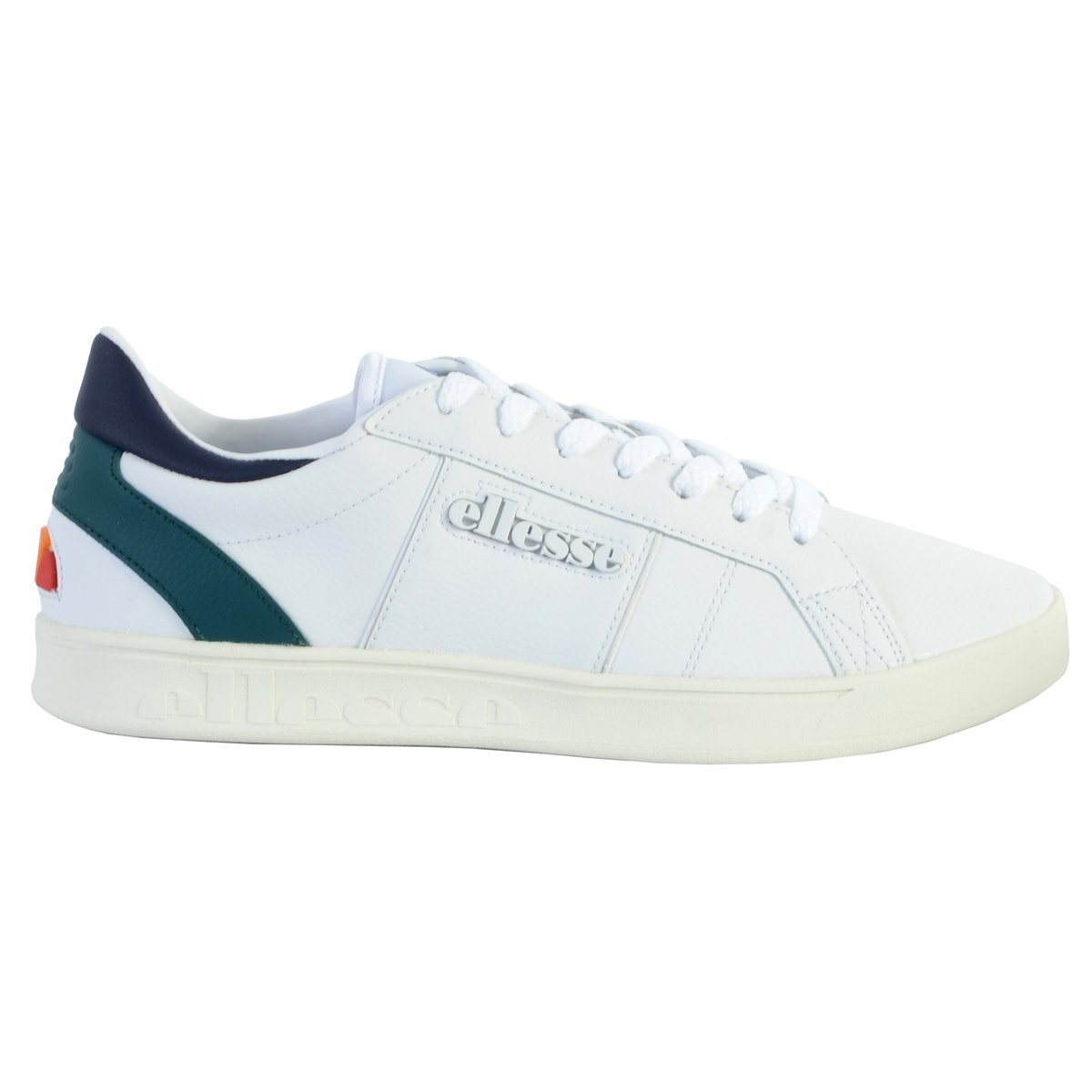 Basket LS-80 LTHR AM blanc vert sombre bleu sombre, ELLESSE