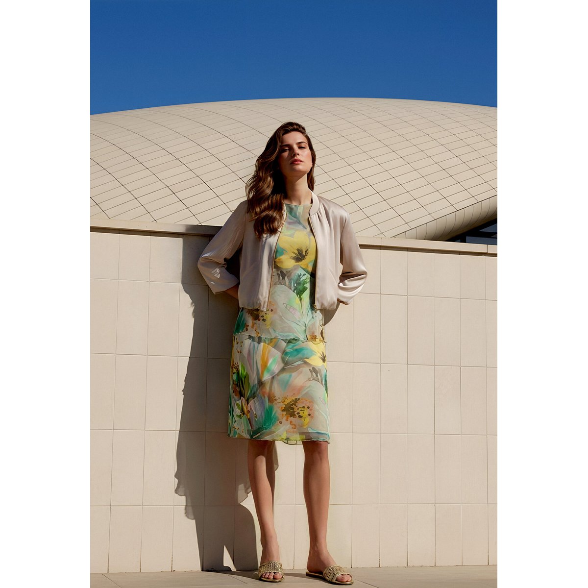 Blouson à manches 3/4 gris, BETTY BARCLAY