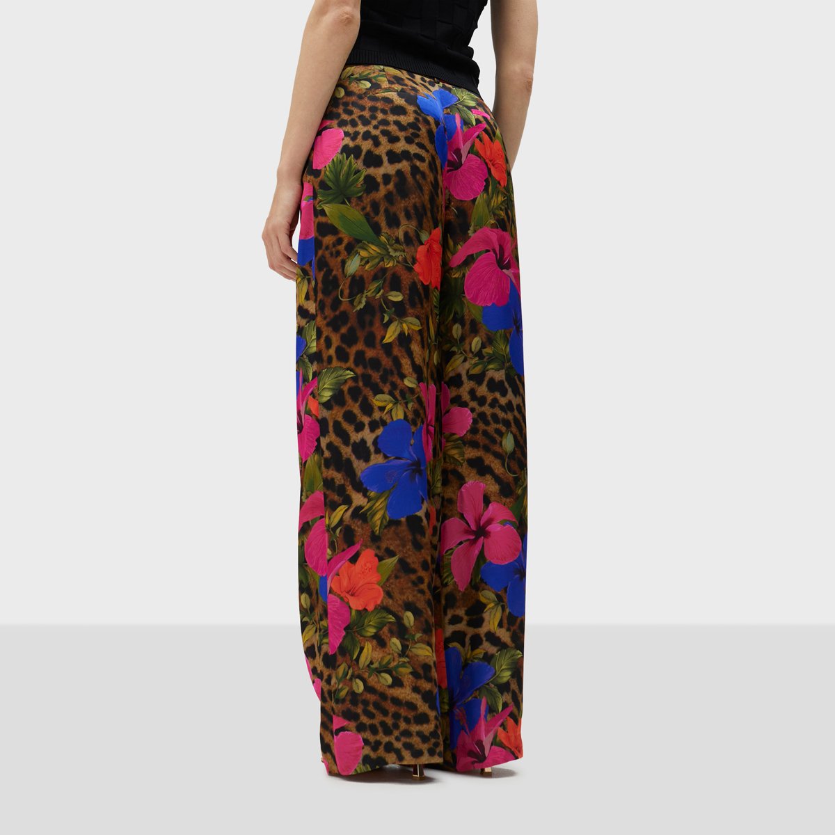 Pantalon à pinces fluide léopard, LOLA CASADEMUNT