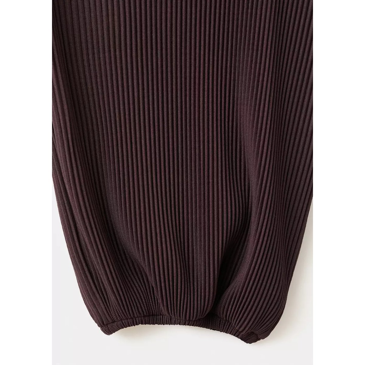 Pantalon bouffant texturé chocolat, MANGO