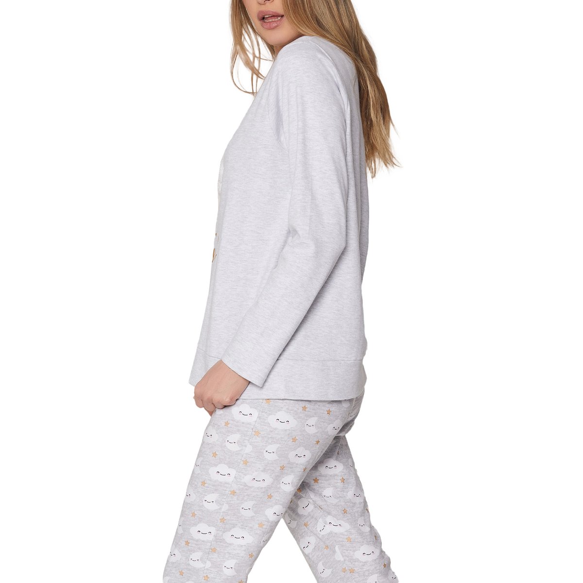 Pyjama pantalon top Dreaming Wonderful gris, ADMAS