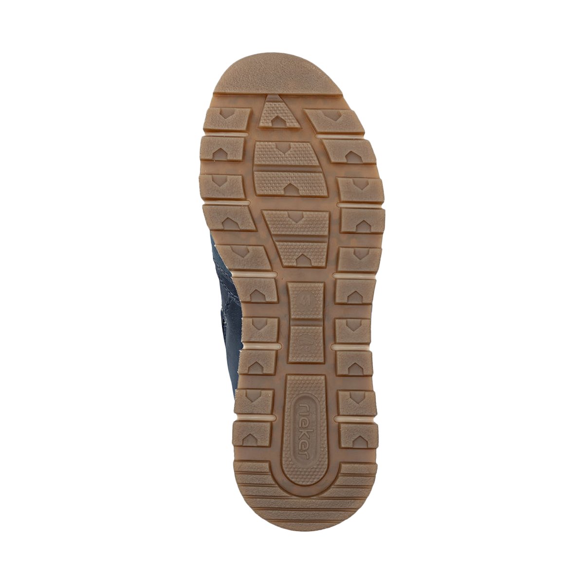 Basket Montante Cuir Kastanie bleu, RIEKER