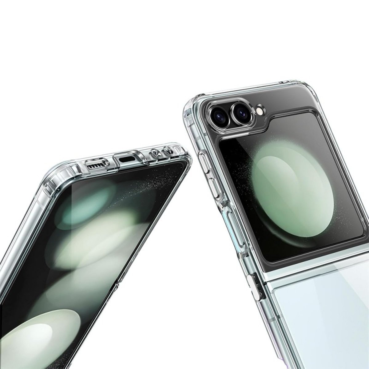 Coque anti-choc souple angles renforcés Galaxy Z Flip 5 transparent, EVETANE