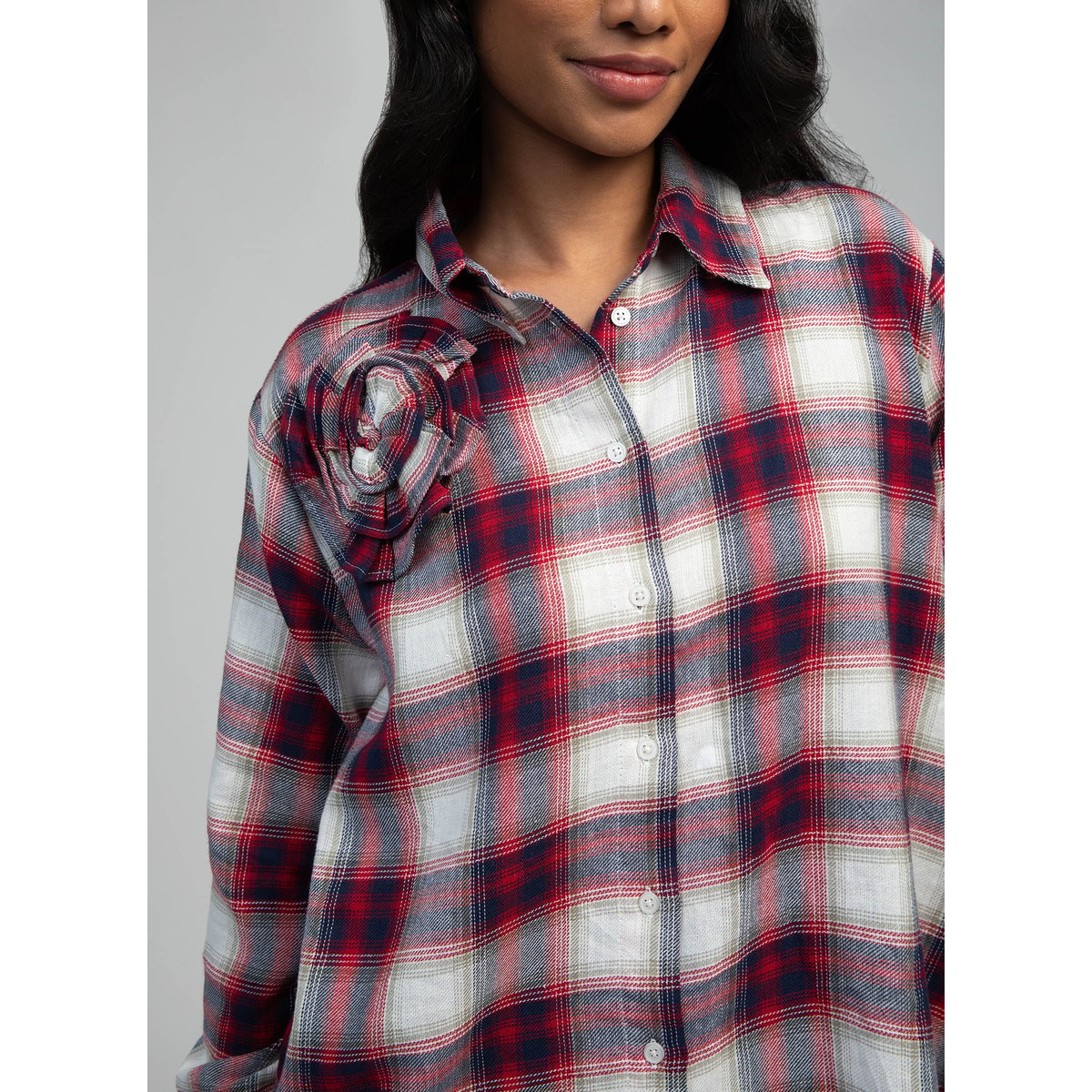 Chemise STEFANIE carreaux, AN'GE