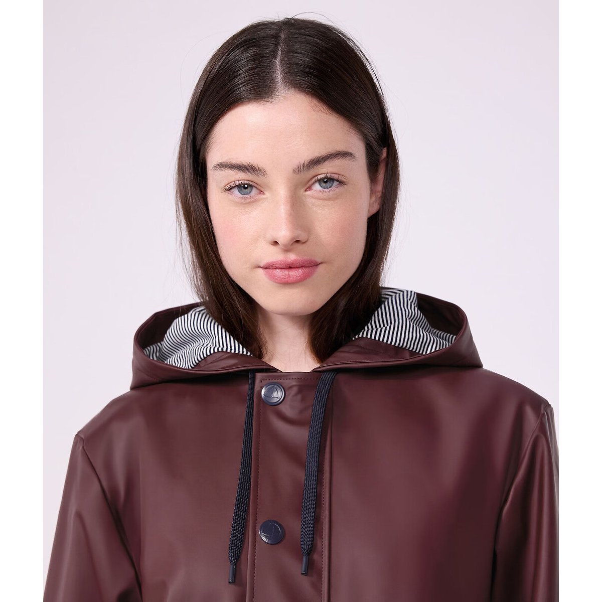 Gabardina impermeável icónica bordeaux, PETIT BATEAU