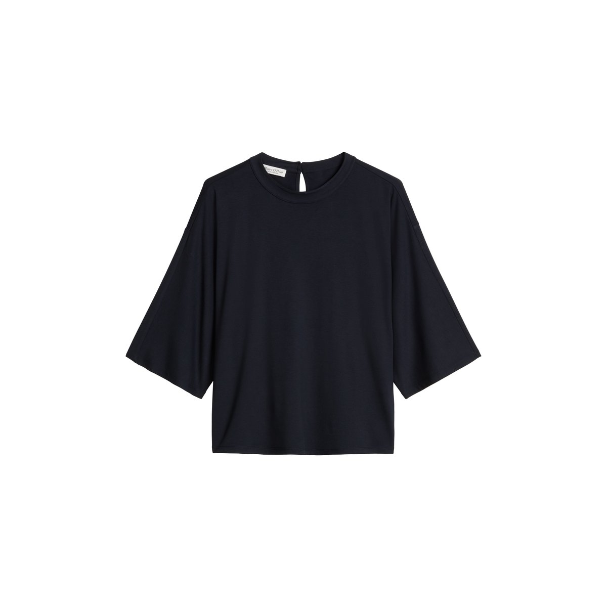 Chemisier loose en LENZING™ ECOVERO™ bleu foncé, MARC O'POLO