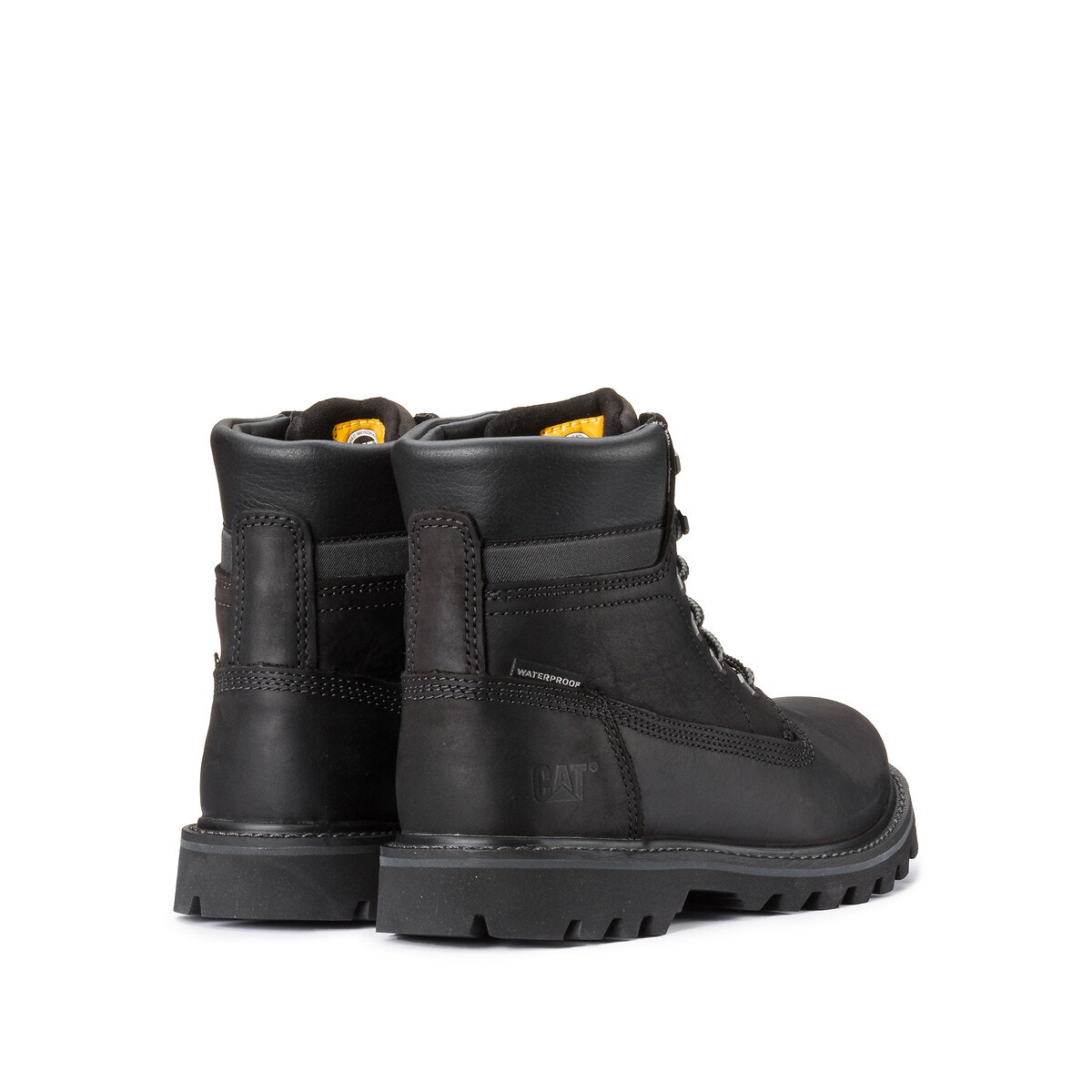 Boots Cuir Deplete Wp noir, CATERPILLAR