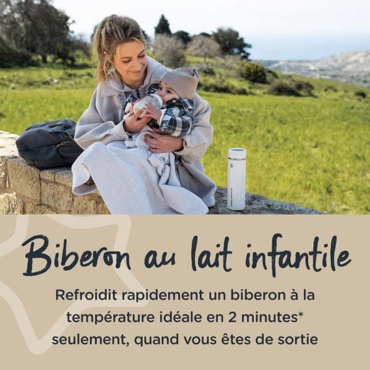 Préparateur de biberons nomade GoPrep noir, TOMMEE TIPPEE