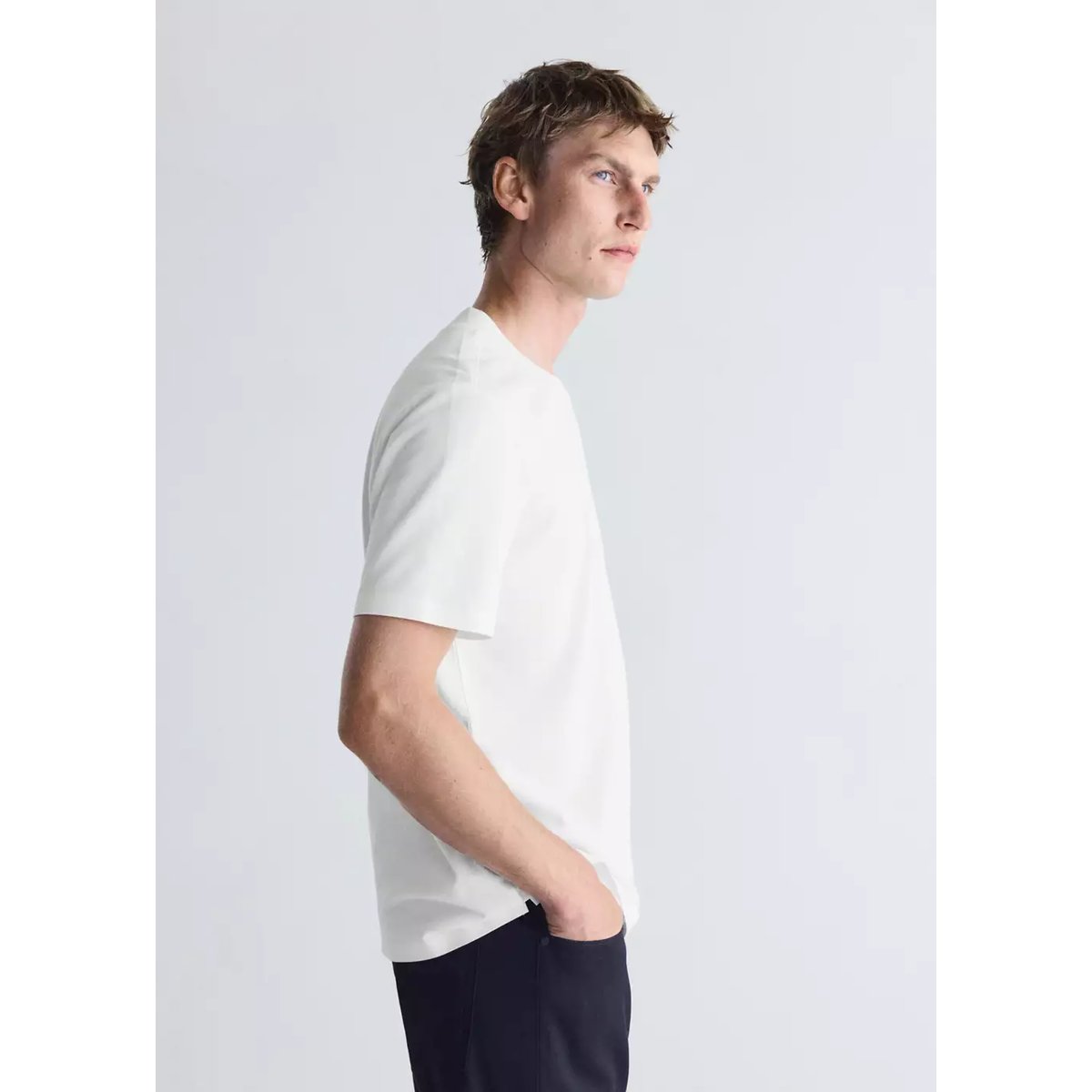T-shirt regular-fit Thermolite® blanc cassé, MANGO MAN