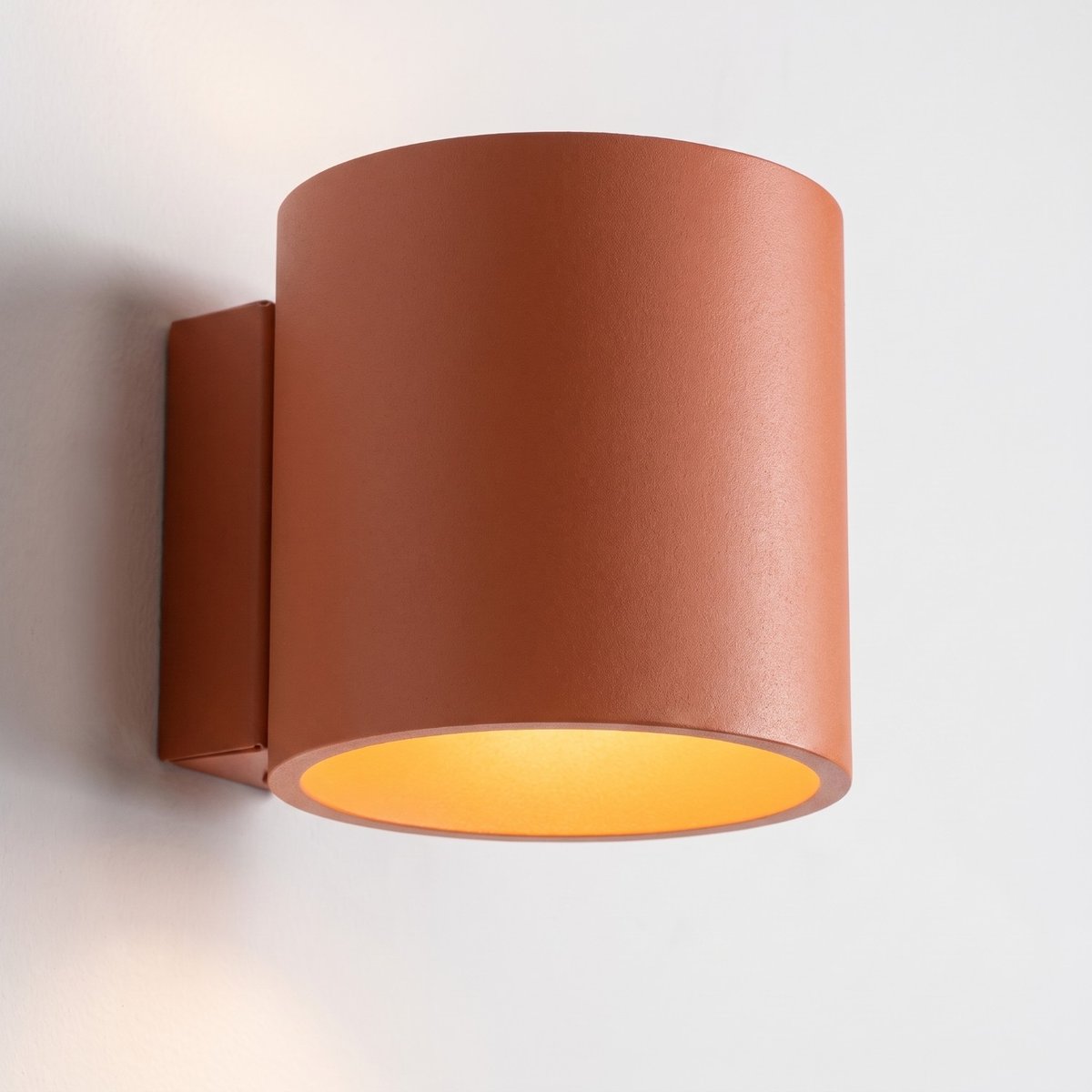 Applique murale Aluminium Ocre Rouge G9 1 Orbis ocre rouge, EDEN