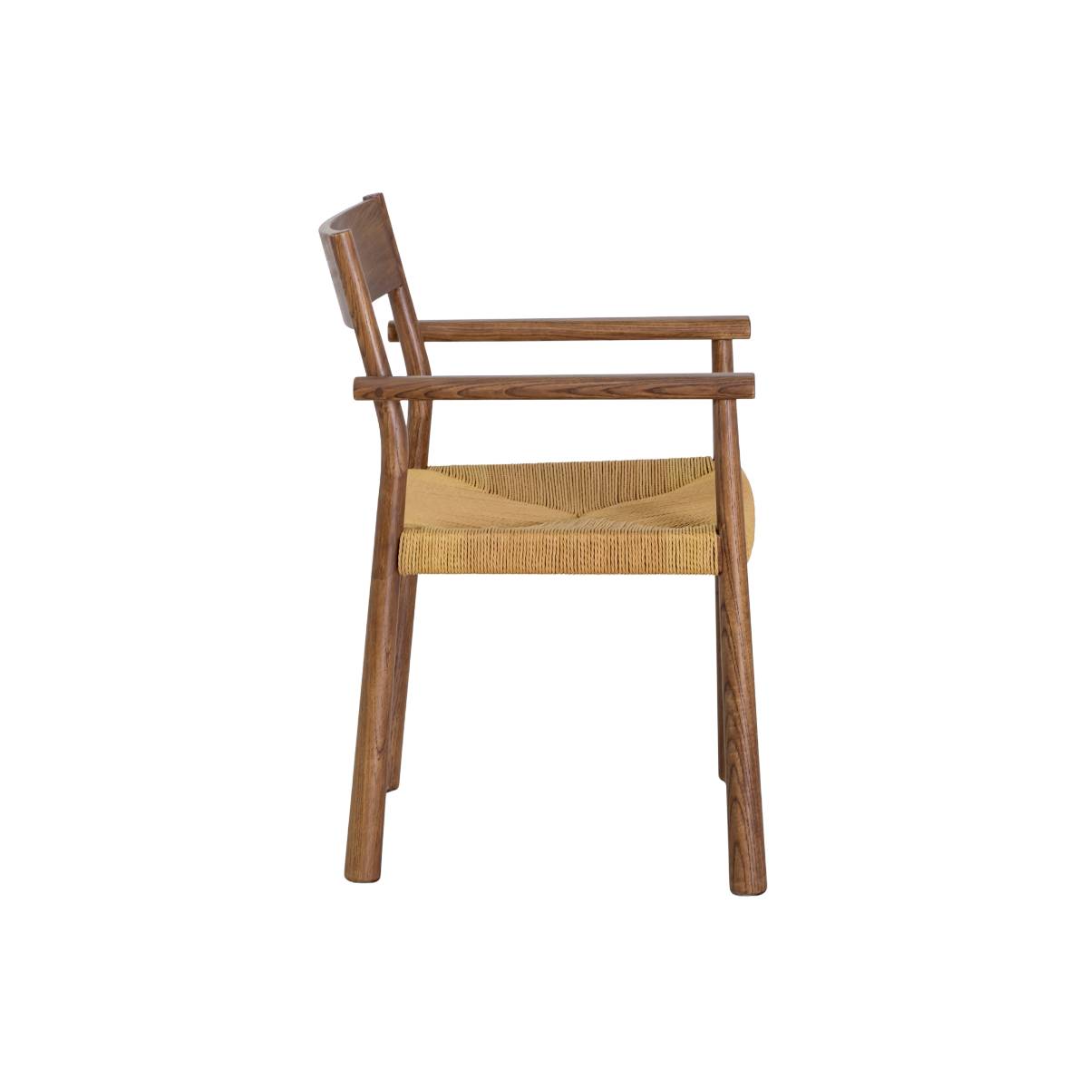 Chaise en bois d'orme LIORIA bois clair, MADE IN MEUBLES
