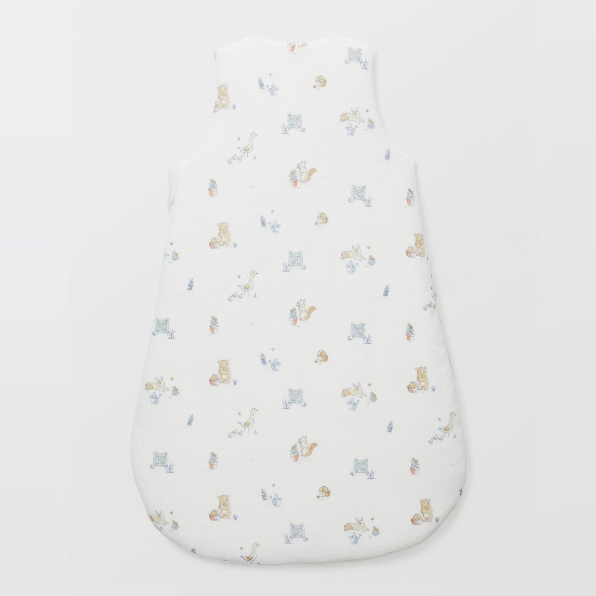 Gigoteuse en velours imprimée TOG 3,5 en coton BIO ecru, BOUT'CHOU